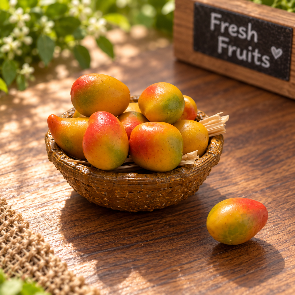 Miniature Mango Fruit Basket