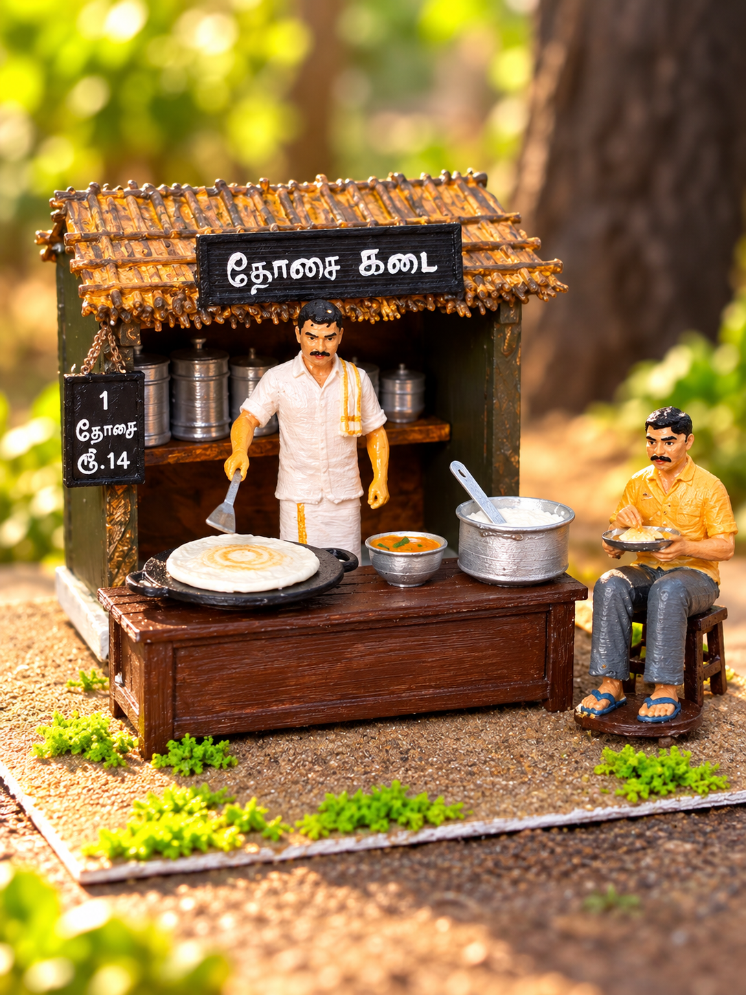 Traditional Dosa Shop Miniature