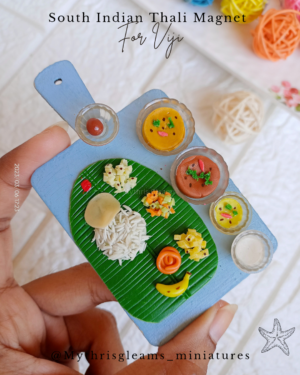 South Indian Thali Fridge Magnet