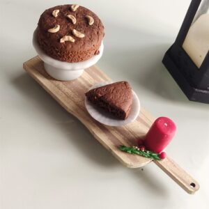 Miniature Plum Cake Fridge Magnet
