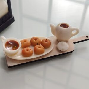 Miniature Tea Kettle Medu Vada Fridge Magnet