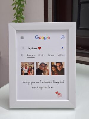 Google Search "My Love" Photo Frame - Unique Valentine's Day Gift